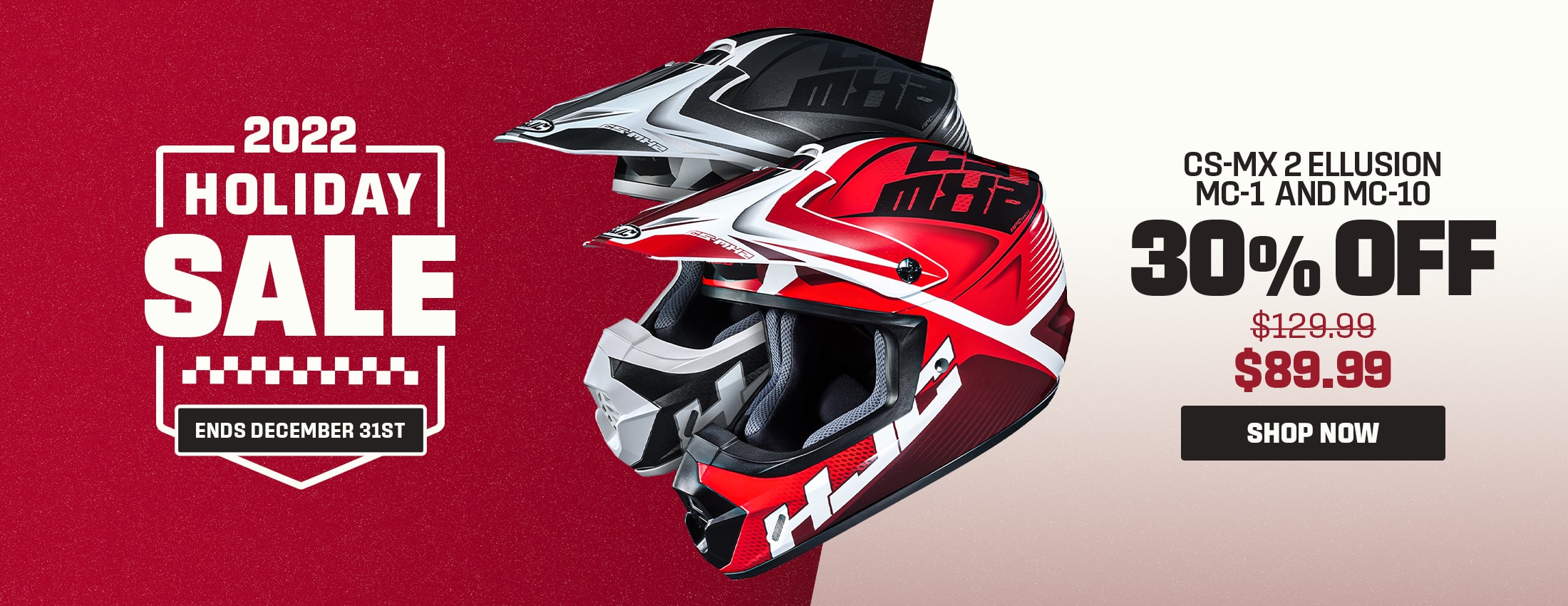 HJC Helmets 2022 Holiday Sale